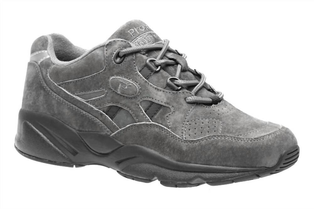 NEW PROPET women's stability walker walking shoe in pewter suede